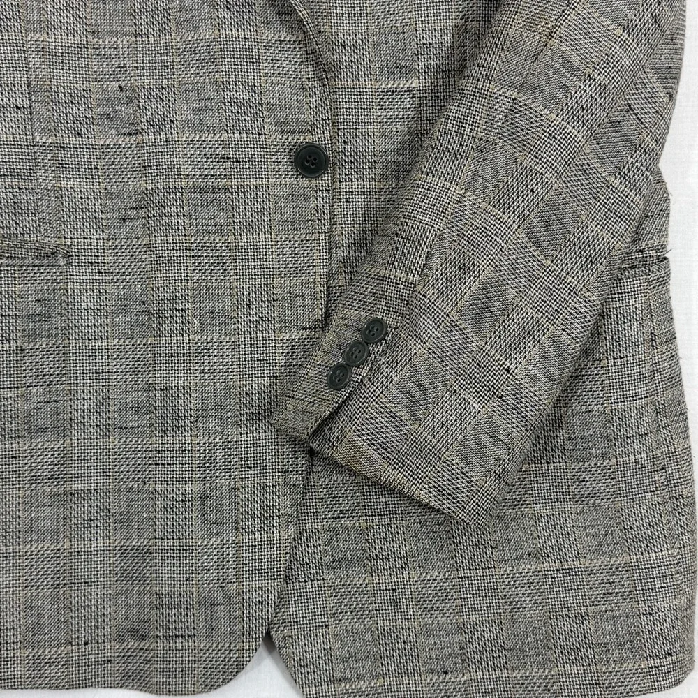 Mani by Giorgio Armani 42L Blazer Jacket Sport Coat Wool Silk Cotton Italy